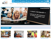 Tablet Screenshot of injoy-braunschweig.de